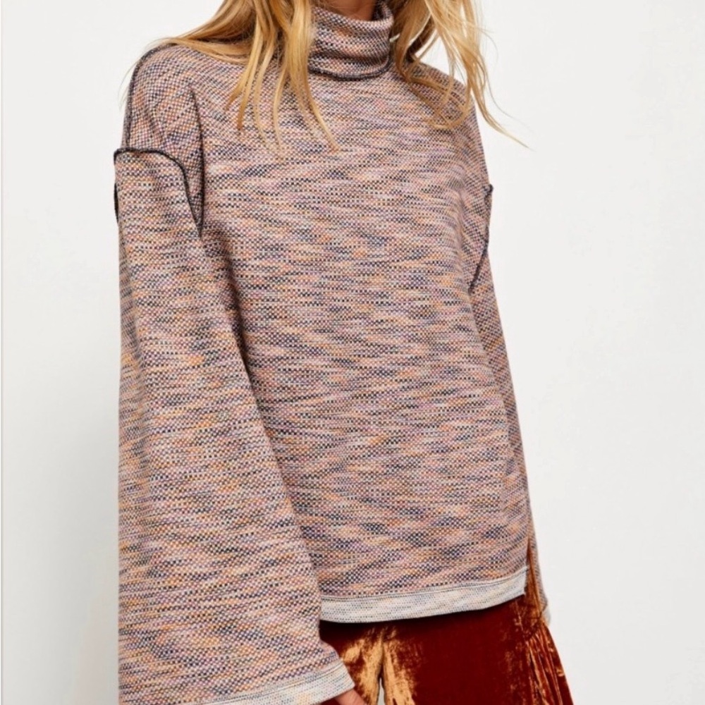 Free People Sunny Days Turtleneck Sweater size S